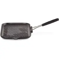 Le Creuset Gietijzeren Rechthoekige Grill Mat Zwart 36cm