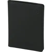 Esquire Logo ID-Kaarthouders leer 9 cm schwarz