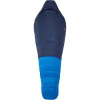 Marmot - Helium - Donzen slaapzak Long, blauw/ dark azure