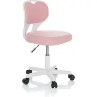 Hjh OFFICE Kinder bureaustoel KIDDY TOP W Roze