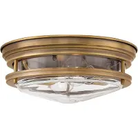 Quintiesse Hadrian buiten plafondlamp, brons/helder Hadrian, dimbaar, brons / oud-messing, metaal, plafondlamp
