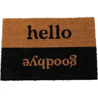 Boltze Deurmat - Hello/Goodbye - 60x40x1.5cm - kokosmat