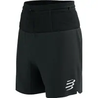 Compressport - Trail Racing 2-In-1 Short - Hardloopshort S, zwart