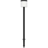 Eglo Pantete Solar Priklamp - Staande lamp Buiten - zonne-energie - LED - 115 cm - Zwart/Wit