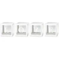 Party Deco Partydeco - Ballon boxen LOVE, 30 x 30 cm, wit