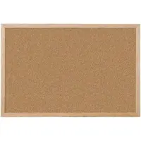 Viking Kurk Prikbord Wandmontage 60 (B) x 1,4 (D) x 45 (H) cm Hout Bruin