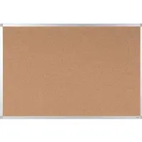 Viking Kurk Prikbord Wandmontage 90 (B) x 0,81 (D) x 60 (H) cm Aluminium Bruin