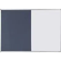 Viking combinatiebord voor wandmontage, 900 x 600 mm blauw, wit