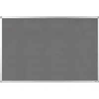 Viking Vilt Prikbord Wandmontage 90 (B) x 0,81 (D) x 60 (H) cm Aluminium Grijs