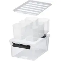 Orthex Opbergbox SmartStore Classic 15 + 6 Inserts Black