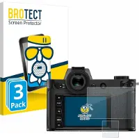 BROTECT - Screenprotector voor Leica SL2-S - Folie Beschermfolie Beschermglas matte 3 Stuks