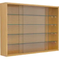 VCM Holz Glas Hängevitrine Wandvitrine Sammel Deko Sammler Vitrine Drivalo L