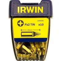 Irwin Schroefbit Titanium PZ2 - 25 mm - 10 Stuks