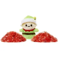 FLUFFIE STUFFIEZ Kleine knuffel - Kerstman - Plukknuffel