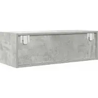 vidaXL Tv-meubels 2 st 80x31x25,5 cm bewerkt hout betongrijs