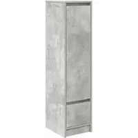 vidaXL Highboard 29,5x34x119,5 cm spaanplaat betongrijs