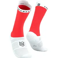 Compressport Pro Racing v4.0 Fietssokken Rood/Wit || Maat: 39-41