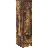vidaXL Highboard 29,5x34x119,5 cm spaanplaat gerookt eikenkleurig