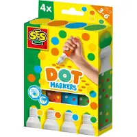SES Creative - Dot markers XXL 4 kleuren (14600)