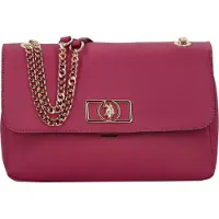 U.S. POLO ASSN. Schoudertas Jones Flap Crossbody Bag Fuchsia Paars