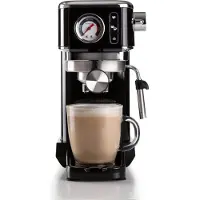 Ariete 00M138112AR0 Slim Moderna espressomachine, zwart