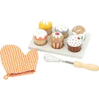 Tryco Houten Cupcakes Set