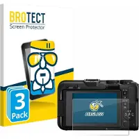 BROTECT Screenprotector 3 Stuks voor Canon EOS R50 V Beschermglas transparant