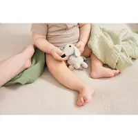 Meyco Baby Uni aankleedkussenhoes - 2-pack - badstof - soft sand - 85x75cm