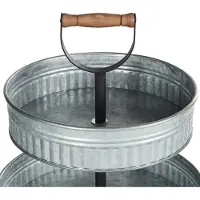 Beliani KOUIGN - Etagère - Zilver - 3 lagen - IJzer
