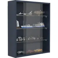 VCM Houten glazen opknoping vitrinekast Muur vitrinekast Collectible decoratieve verzamelaar vitrinekast Drivalo M