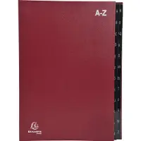 Exacompta Tabbladen A4 Rood Karton 25 x 33 cm