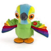 Bandai The Zenon Farm Peppe Parrot Plush Toy With Sound Veelkleurig Kinderen