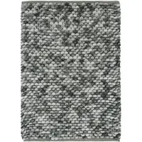 Dutch House Badmat Caorle - Badmat 60x90cm - Dark Grey mixed - Antislip - Badmatten - Anti Slip Douchemat - Badkamer Mat - Snel Absorberend - Snel Drogende Badmat