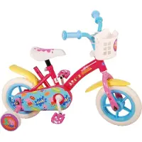 Volare Peppa Pig Kinderfiets - Meisjes - 10 inch - Roze/Blauw - Doortrapper