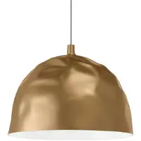 Foscarini Hanglampe , Bump, dimbare, Goud / Messing, Woonkamer, Kunststof, Designer