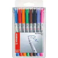 Stabilo OHPen universal 852/8 Overheadmarker Fijn Viltstift 0,7 mm Kleurenassortiment 8 Stuks