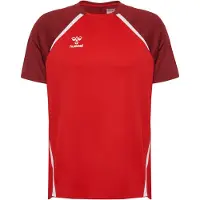 Hummel Functioneel shirt 'Lead 2.0' rood / donkerrood / wit