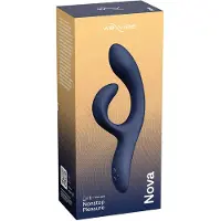 We-vibe Nova 2 - App-gestuurde flexibele vibrator met clitorisstimulator (blauw)