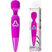Pretty Love Wand - oplaadbare, masserende vibrator (paars)