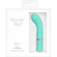 Pillow Talk Racy - G-spot vibrator - oplaadbaar, smal - turquoise