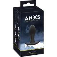 ANOS - prostaat vibrator - oplaadbaar waterdicht - zwart
