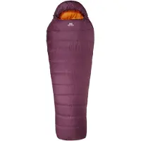 Mountain Equipment Women's Classic Eco 300 Purple Slaapzak || Maat: Regular - Left Zip