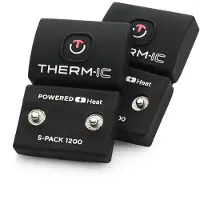 Therm-ic - Verwarmde sokken - Set Heat Fusion Uni + S-1200B voor Unisex - Maat 39-41 - Zwart