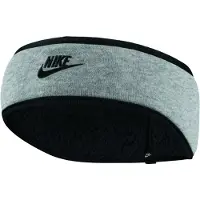 Nike Sporthoofdband 'Club Fleece 2.0' grijs gemêleerd / zwart