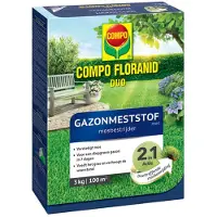 Compo Gazonmeststof Floranid Duo Met Mosbestrijder 100m² 3kg