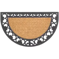 Kölle Gazelle Deurmat Halfrond - Kokos Rubber - Natuurlijk - 45x75cm