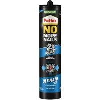 Pattex Montagelijm No More Nails Binnen/buiten Zwart 390g