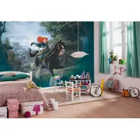 Overig Fotobehang Merida Riding - Meerkleurig - 2,80m X 400cm