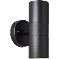Brilliant Wandlamp Jandy Zwart 2xgu10