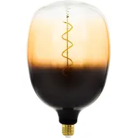 Eglo Ledfilamentlamp T180 - Zand - D18cm - Dimbaar - Warm Wit - E27 - 4w